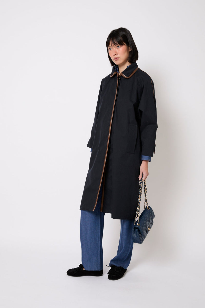 Trench Rivete Pluie Marine