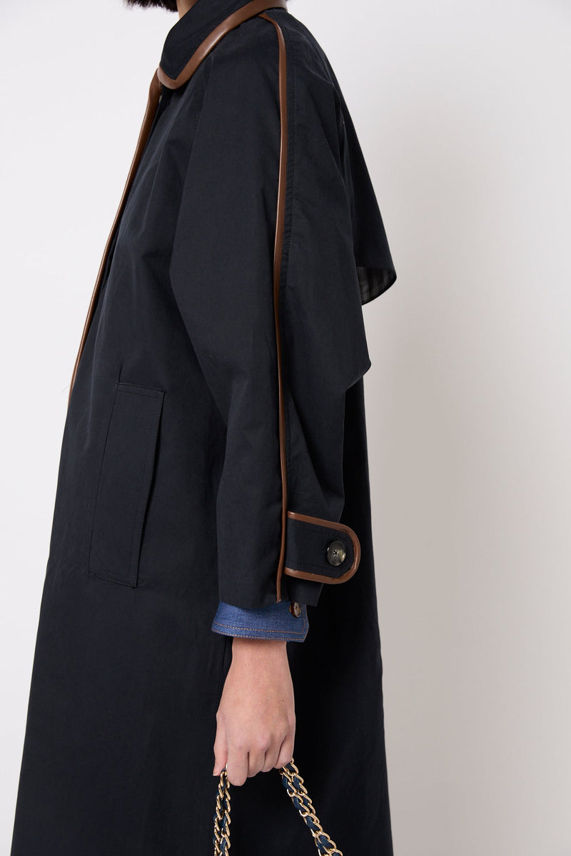 Trench Rivete Pluie Marine