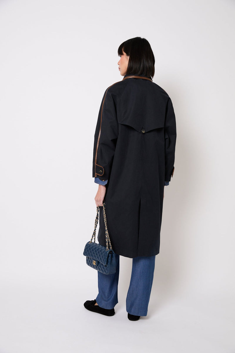 Trench Rivete Pluie Marine
