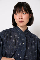 Blouse Catalina Fleuri Bleu