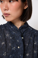 Blouse Catalina Fleuri Bleu