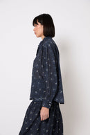 Blouse Catalina Fleuri Bleu