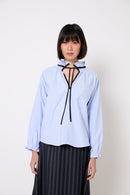 Blouse Maria Oxford Bleu