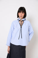 Blouse Maria Oxford Bleu