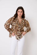 Blouse Maribel Tache Marron