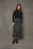 Jupe Losange Shetland Anthracite