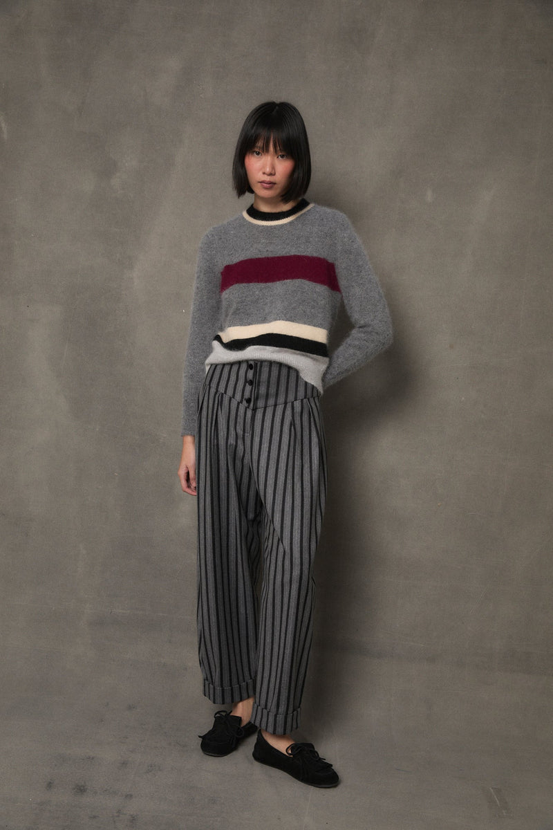 Pull Nagoya Maille Gris