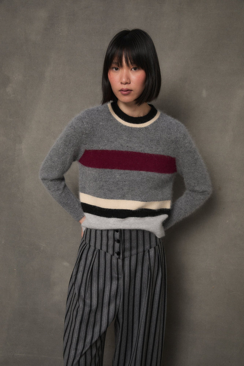 Pull Nagoya Maille Gris