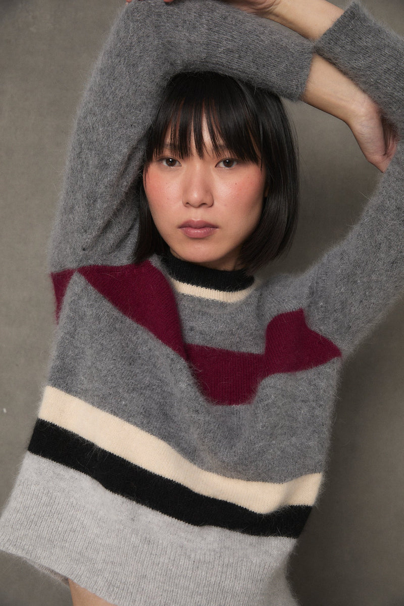 Pull Nagoya Maille Gris