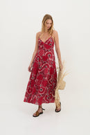 Robe Gigi Bandana Rouge