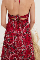 Robe Gigi Bandana Rouge