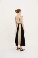 Jupe Rubans Coton Beige