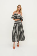 Top Carmen Bordures Noir