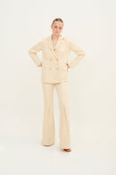 Pantalon Pli Dama Crème
