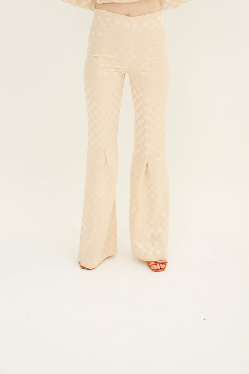 Pantalon Pli Dama Crème