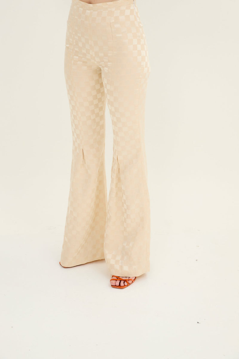 Pantalon Pli Dama Crème