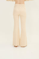 Pantalon Pli Dama Crème