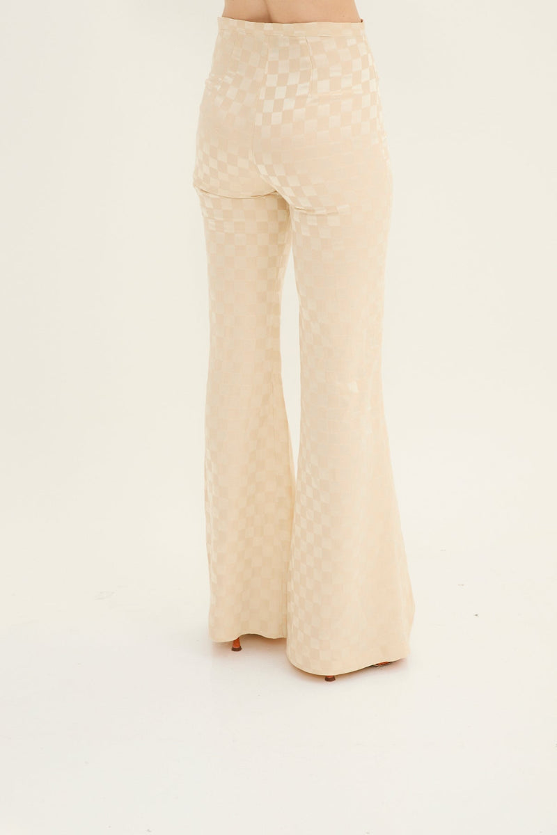 Pantalon Pli Dama Crème