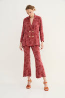 Veste Icon Palmes Sienne