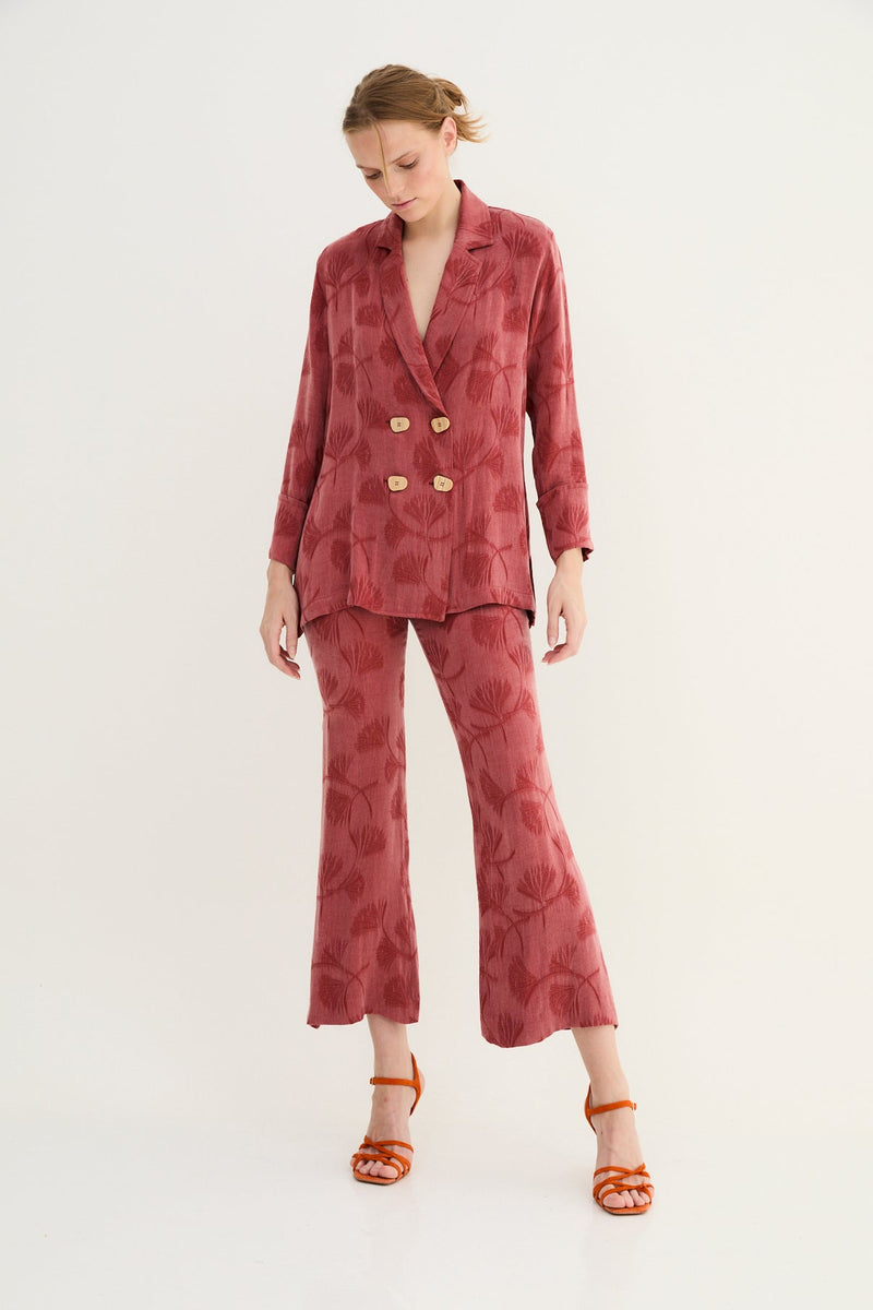 Veste Icon Palmes Sienne