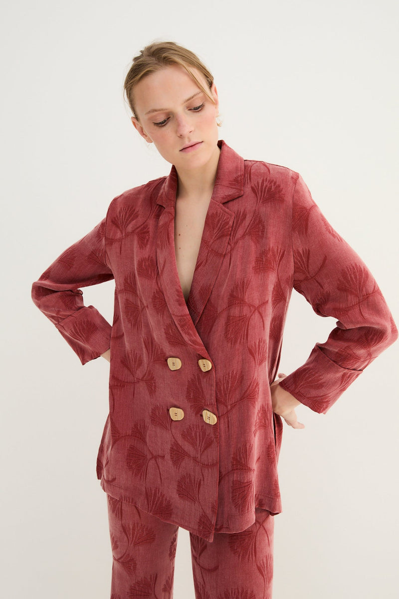 Veste Icon Palmes Sienne