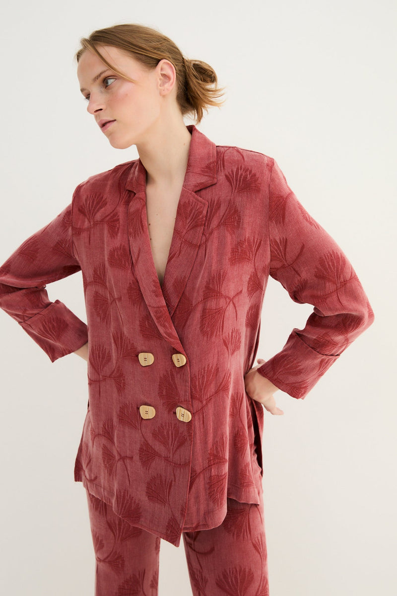 Veste Icon Palmes Sienne