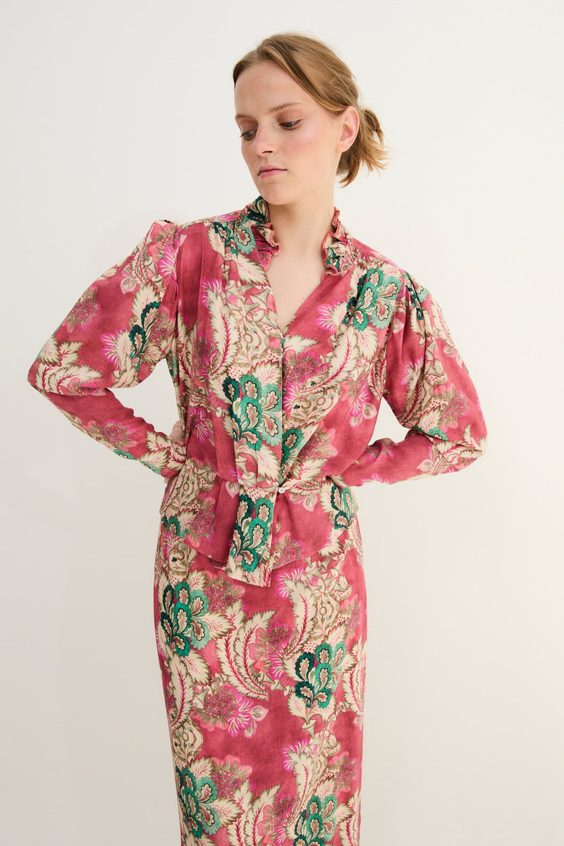 Blouse Mariana Balnéaire Fraise