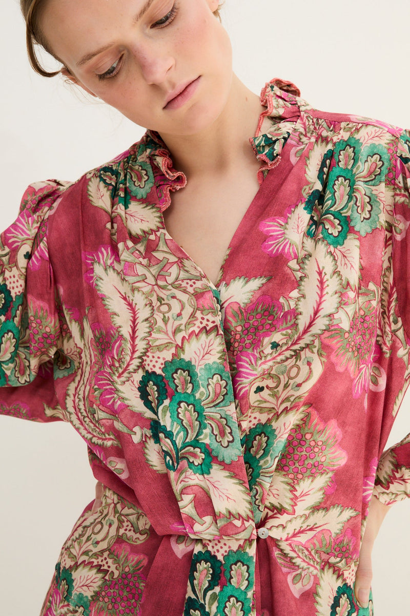 Blouse Mariana Balnéaire Fraise