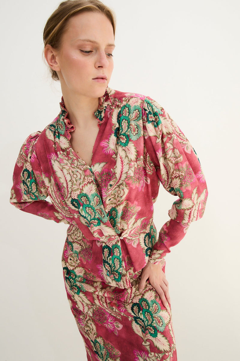 Blouse Mariana Balnéaire Fraise