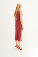 Robe Sanon Palmes Sienne