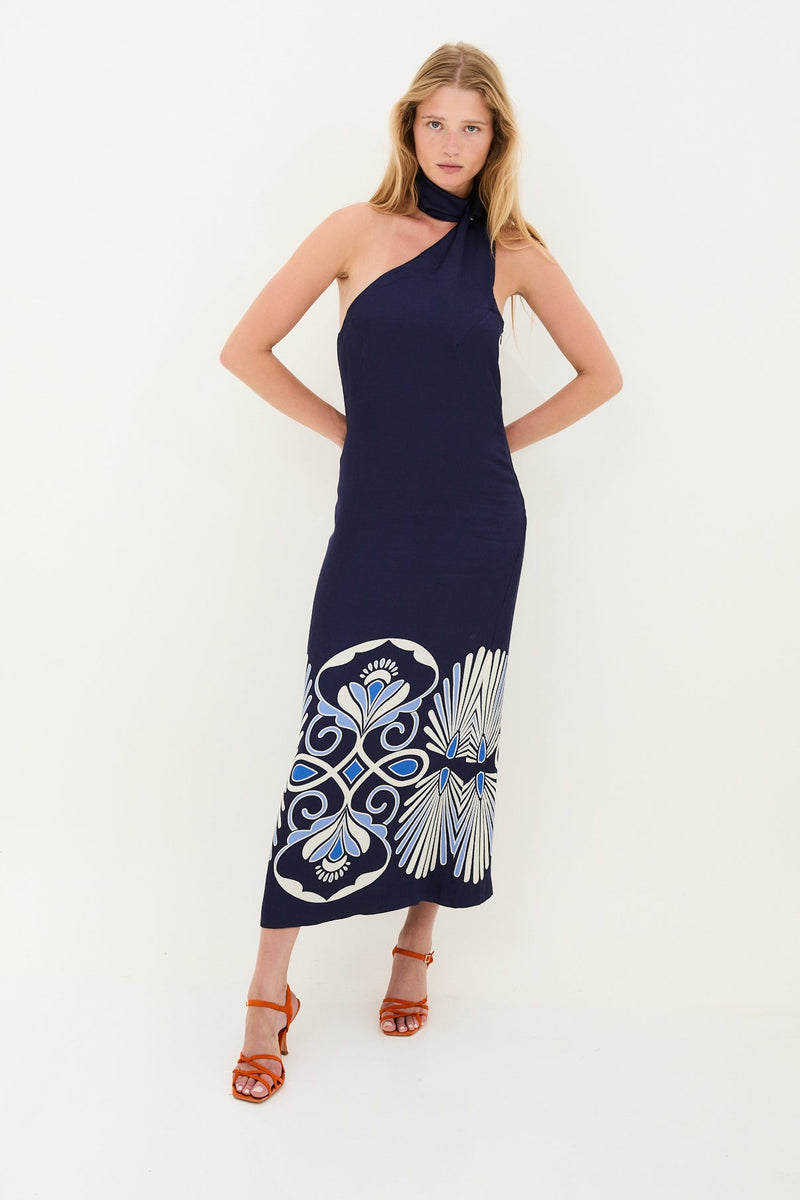 Robe Dos Nu Positano Marine