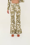 Pantalon Eighties Branches Vert