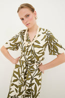 Blouse Éventail Branches Vert