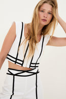 Body Rubans Coton Blanc