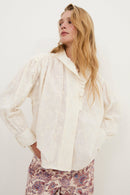 Blouse Maribel Fleuri Écru