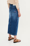 Jupe Corset Denim Bleu
