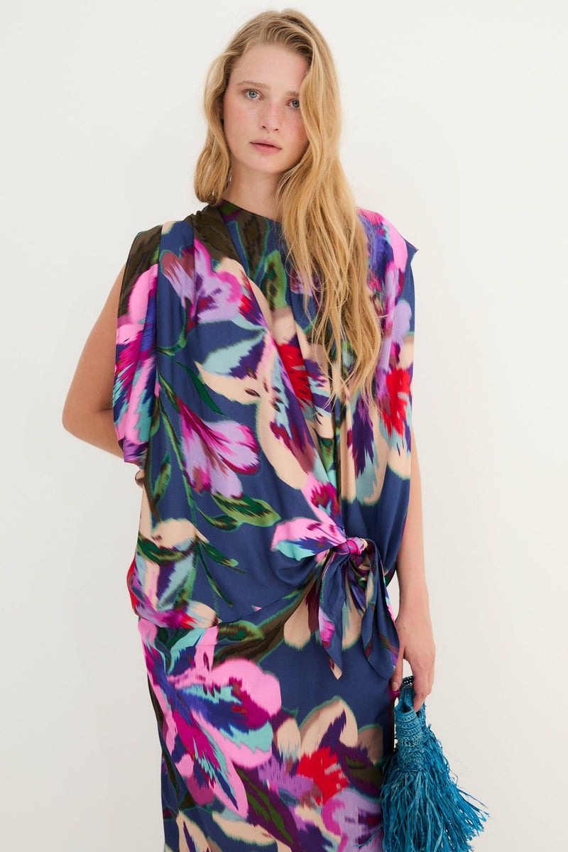Robe Italien Monet Bleu