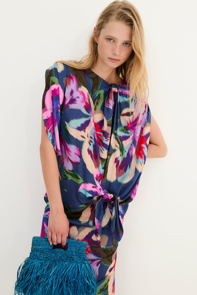 Robe Italien Monet Bleu