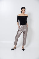 Top Giorgia Velours Noir