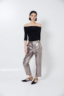 Top Giorgia Velours Noir