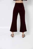 Pantalon Seventies Velours Marron