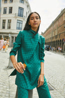 Tunique Clotilde Carreaux Vert