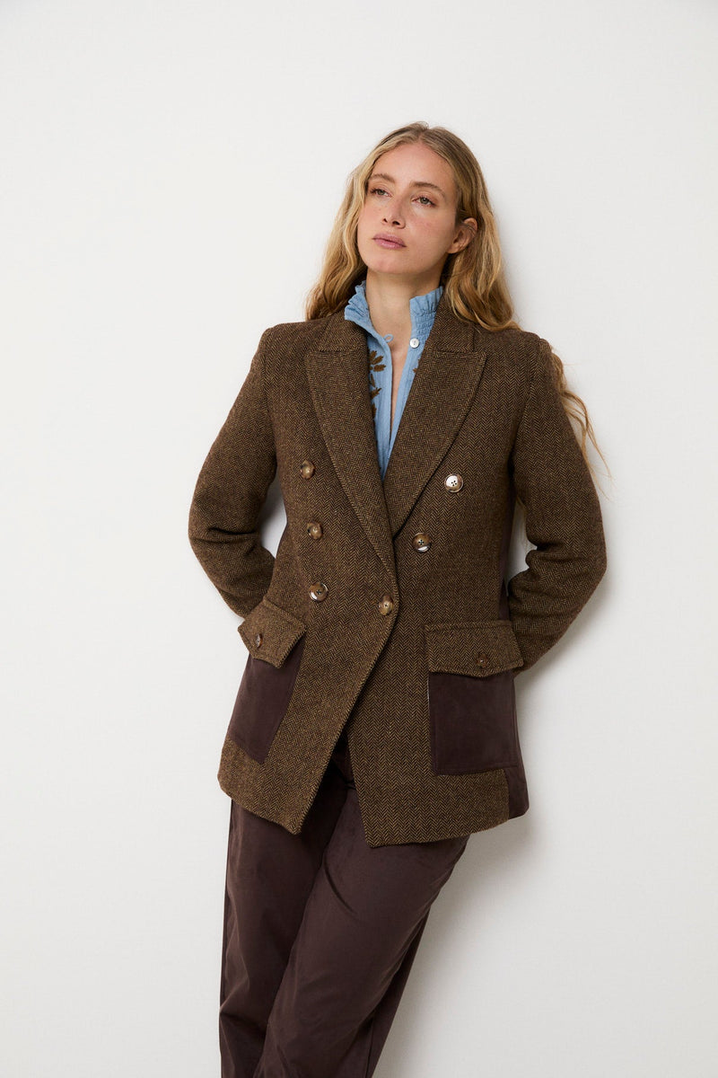 Blazer Trujillo Espiga Kaki