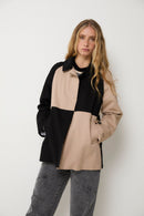 Veste Damier Trench Beige
