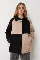 Veste Damier Trench Beige