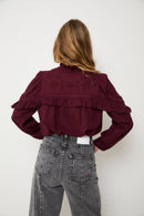 Blouse Trujillo Broderie Bordeaux
