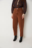 Jean Corset Clous Camel
