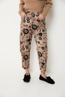 Jean Corset Flores Noir