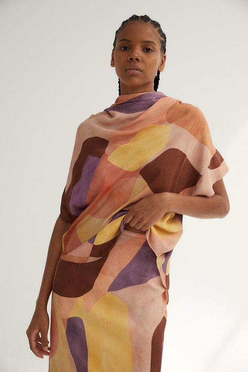 Blouse Juana Cubiste Rose
