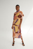 Blouse Juana Cubiste Rose
